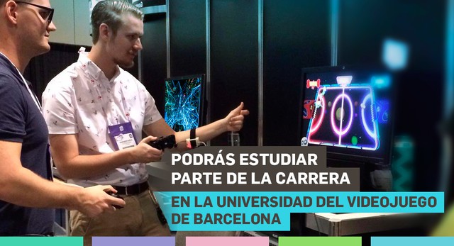 Una licenciatura con vocación internacional: en Amerike podrás estudiar parte de la carrera en Desarrollo de Software Interactivo y Videojuegos en ENTI-UB, la Universidad del Videojuego de Barcelona