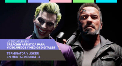 Terminator y Joker en mortal Kombat 11